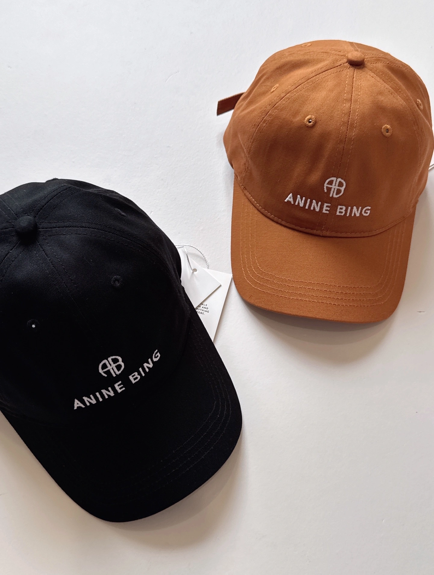 HD-- Other brands embroidery ANINE BING height：18.5cm width：6.6cm 2colour item:E-F246E1797-2T